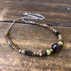 Walk in the Woods - Phantom Amethyst Necklace